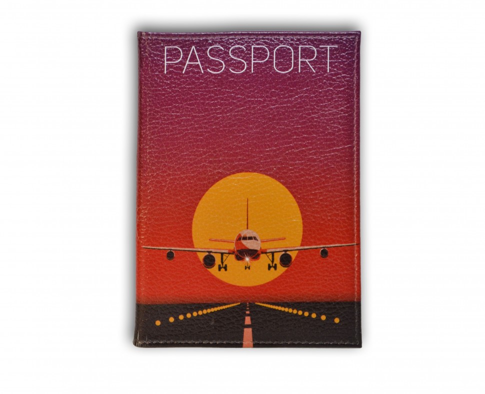 Обложка для паспорта из натуральной кожи Дизайн №11