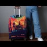 Чехол для чемодана Travel Background