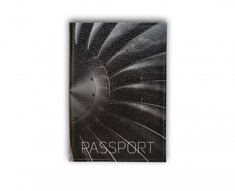 Обложка для паспорта из натуральной кожи Дизайн №2