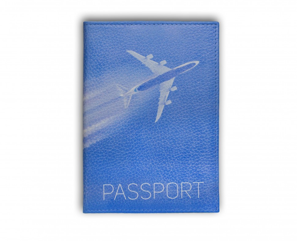 Обложка для паспорта из натуральной кожи Дизайн №17