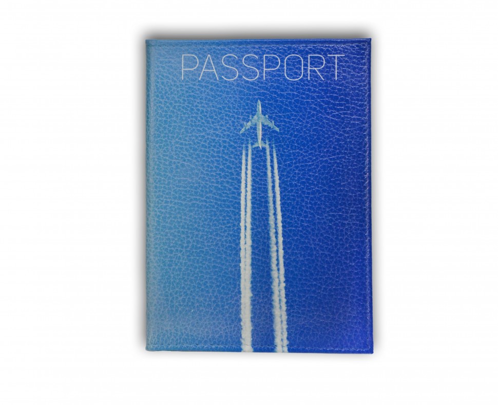 Обложка для паспорта из натуральной кожи Дизайн №5