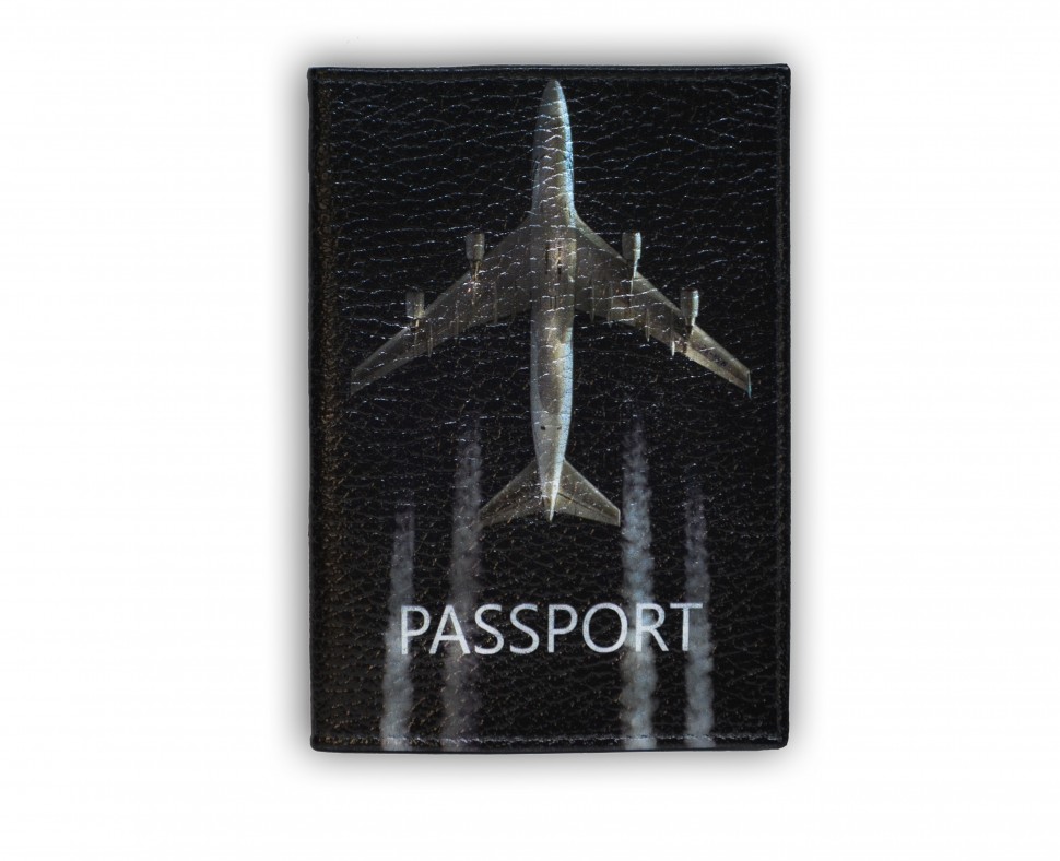 Обложка для паспорта из натуральной кожи Дизайн №21
