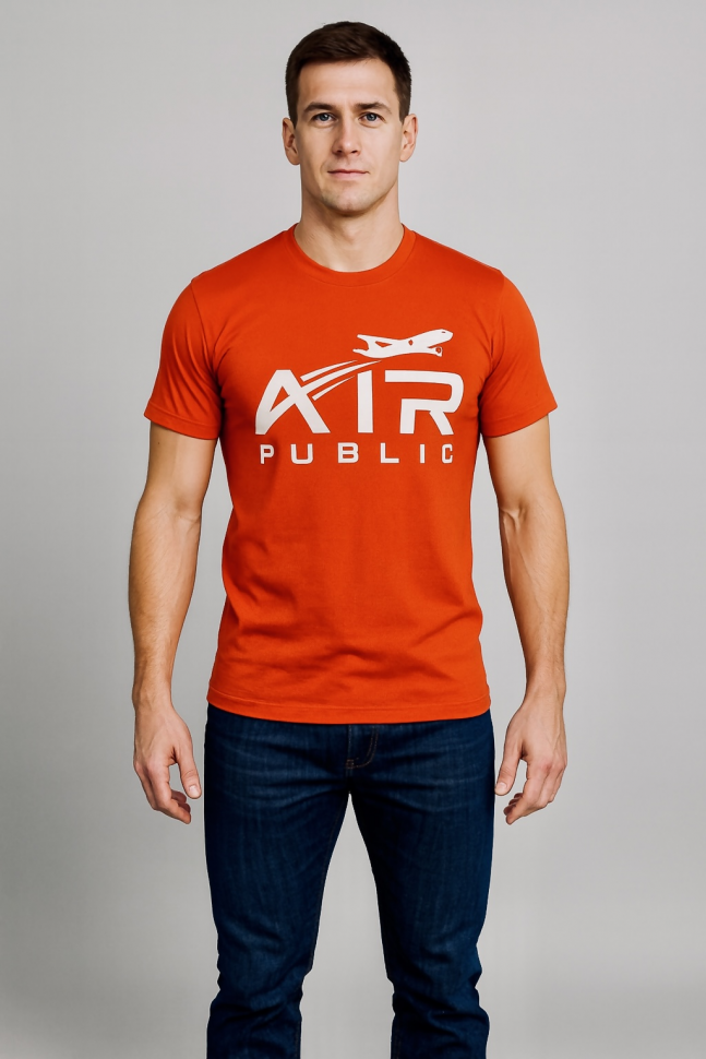 Футболка Airpublic красная мужская