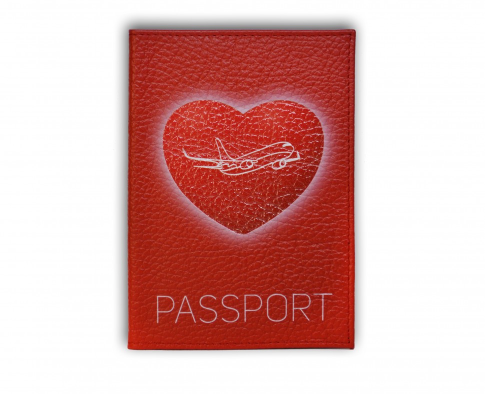 Обложка для паспорта из натуральной кожи Дизайн №25