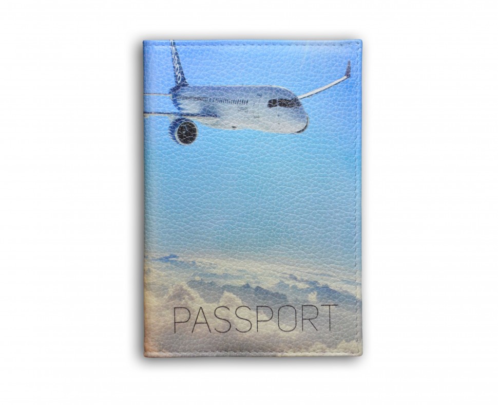 Обложка для паспорта из натуральной кожи Дизайн №30